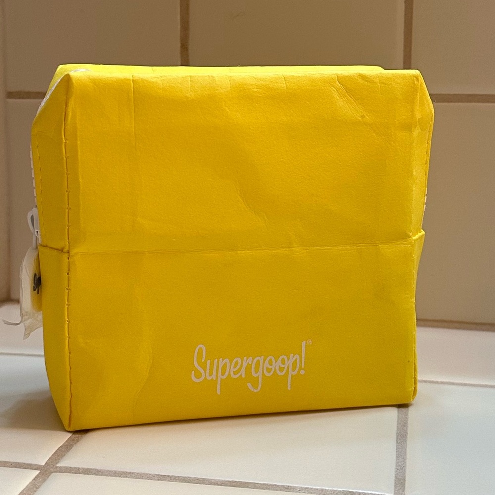 5/$20 Supergoop! Yellow Pouch